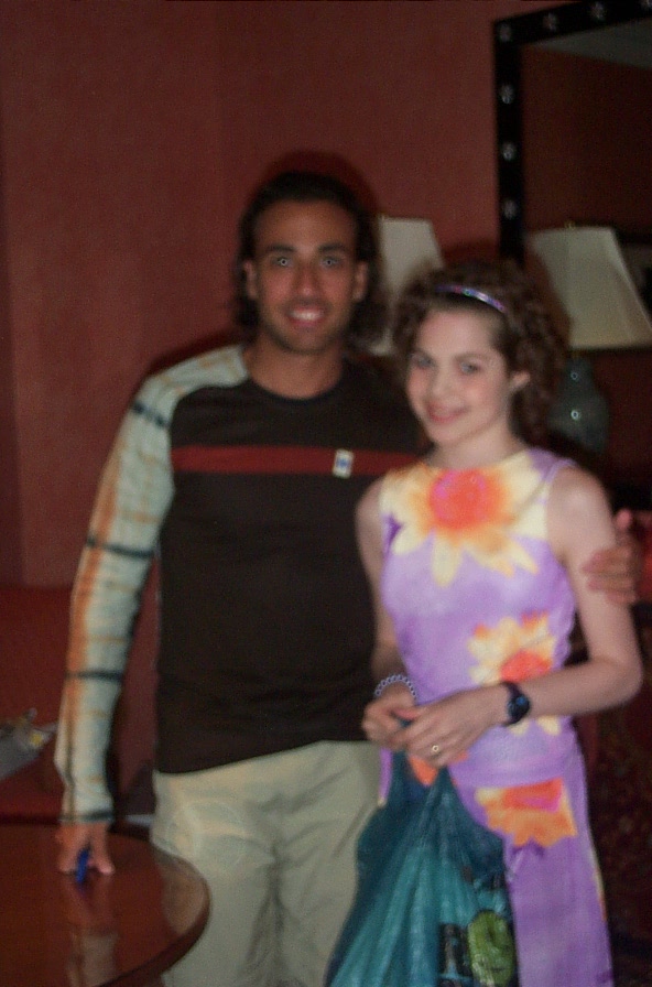 5-01 Jillianne with Howie D (of the Backstreet Boys) in Chicago at a Bowlathon for LUPUS